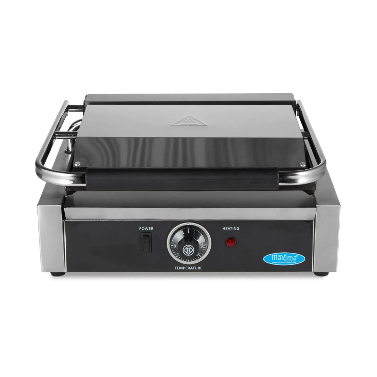 Maxima MCG Panini griglia contatto ghisa 2200 W scanalata