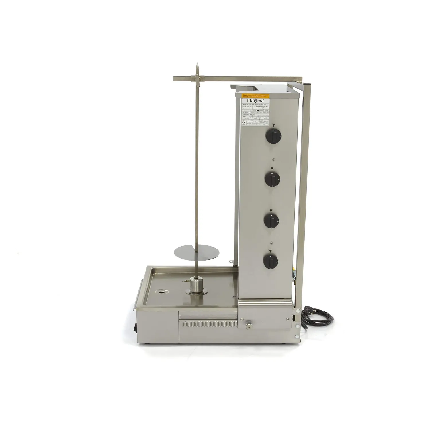 Pizza Maxima Grill Kebab 4 Fuochi Gas 70 kg