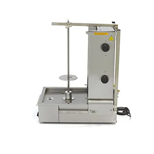 Pizza Maxima grill kebab gas 2 bruciatori 20kg carne