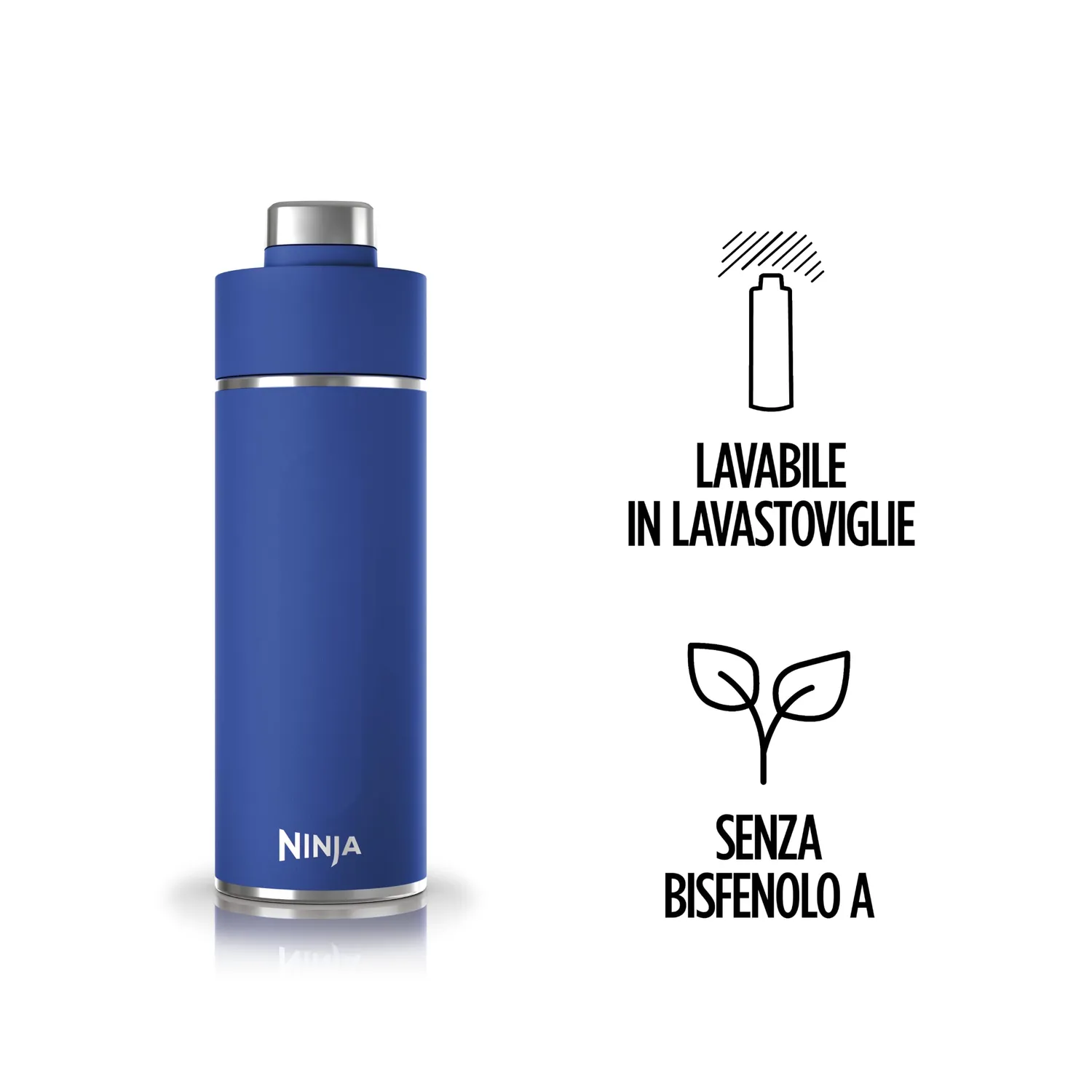 Ninja Thirsti DW2401EUUKCY borraccia termica gassate 700 ml blu
