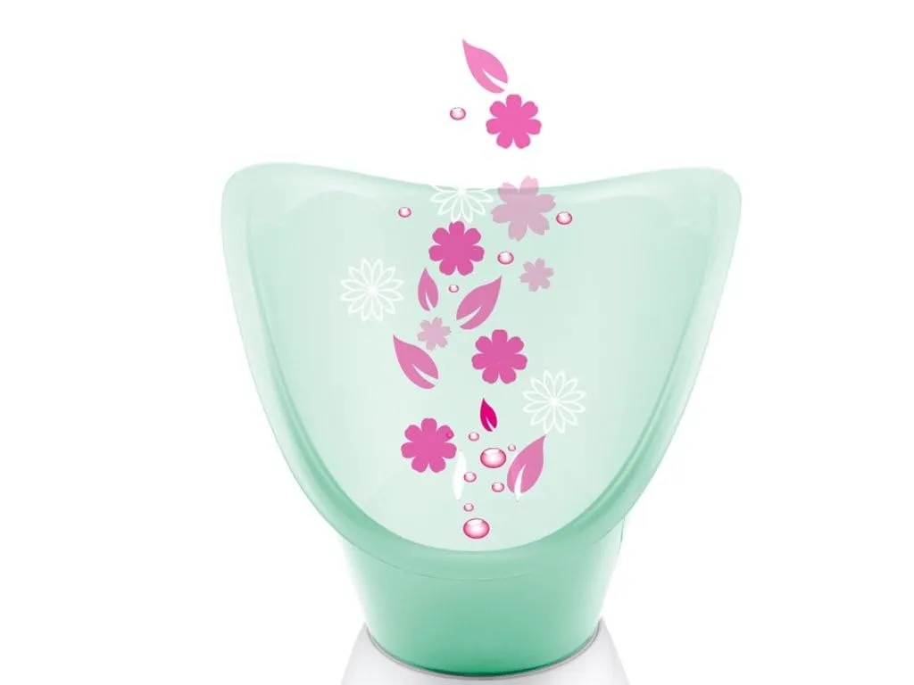Beper 40.967N sauna viso vaporizzatore bianco verde