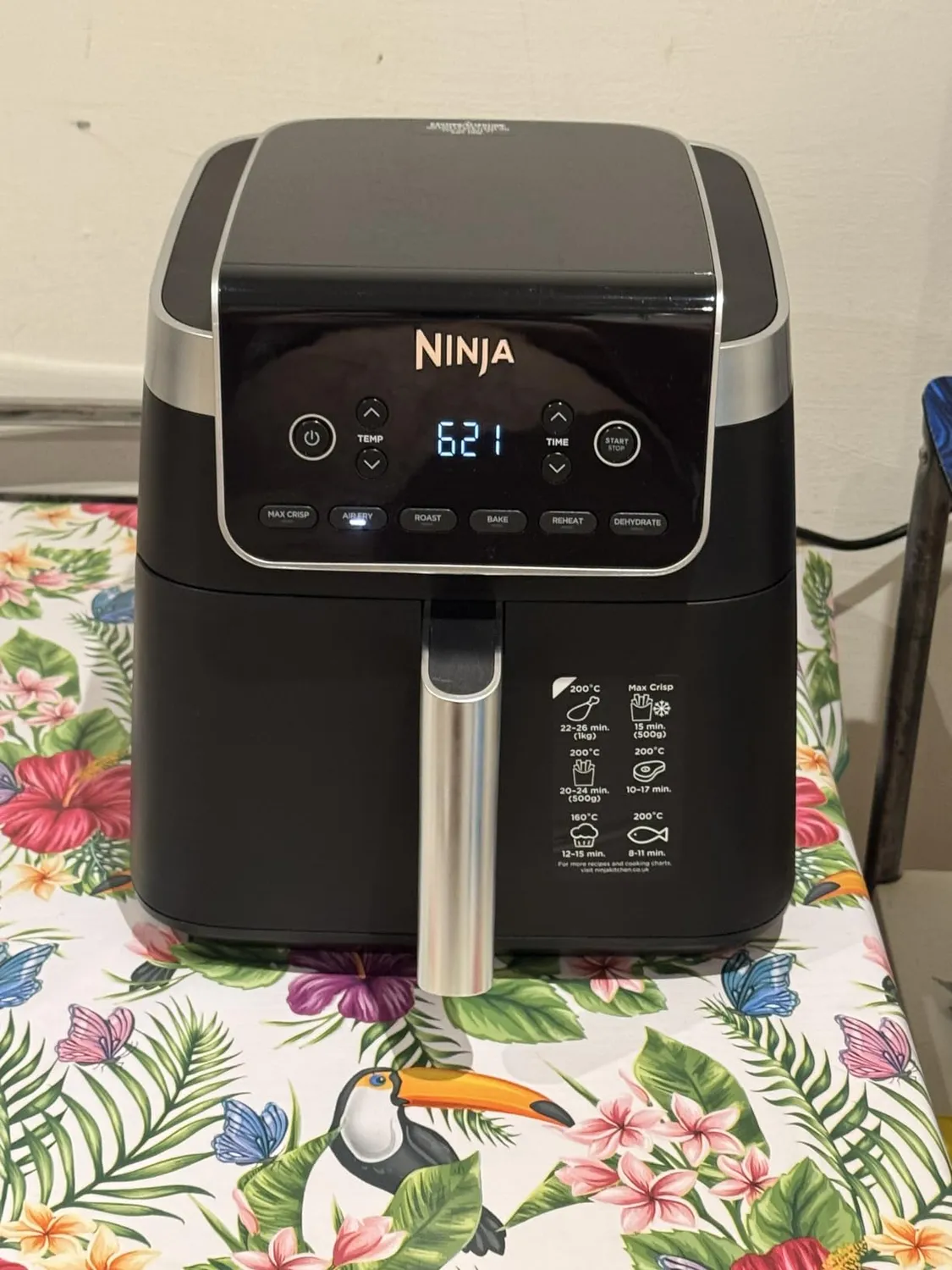 Ninja MAX friggitrice aria 6,2L grigio