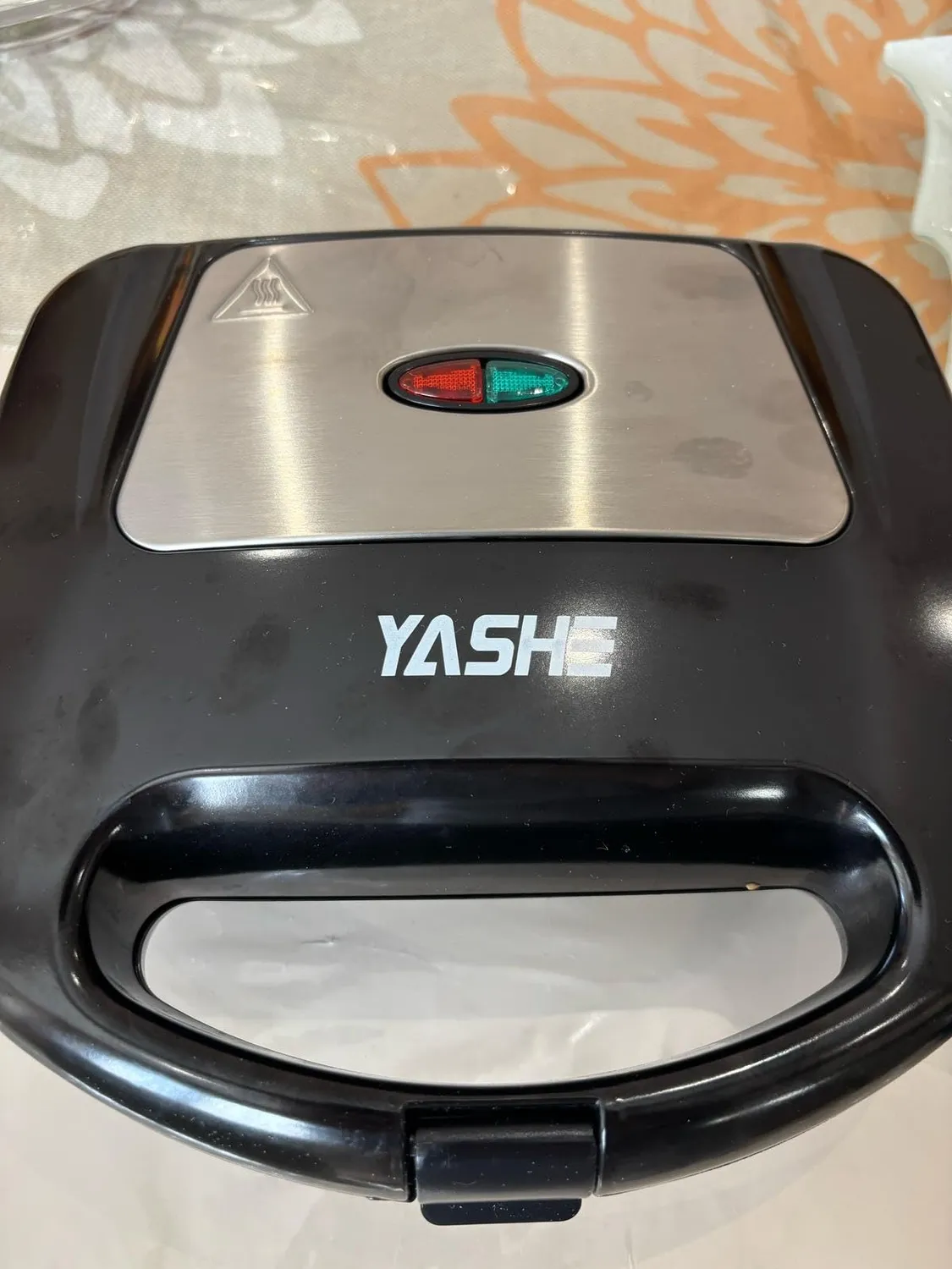 Yashe Tostapane Piastra Panini 4 Fette Argento 1800W