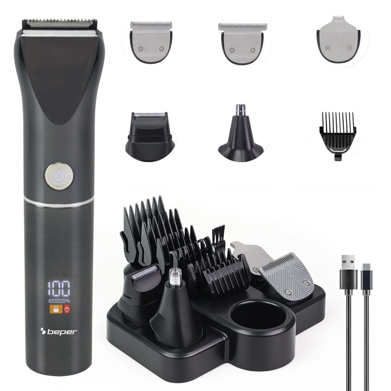 Beper P304CAP050 Rifinitore TrimX 12 Multifunzione 12 Accessori