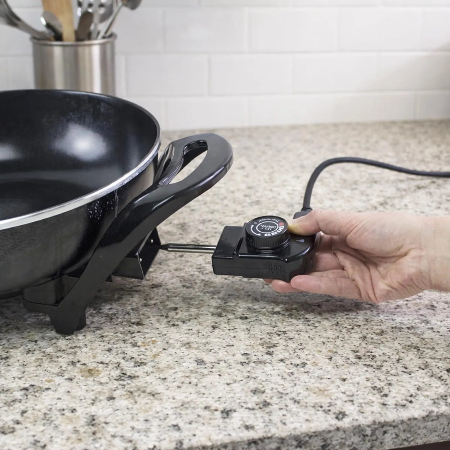 Beper P101COS100 wok elettrico 33 cm 5 litri ceramica