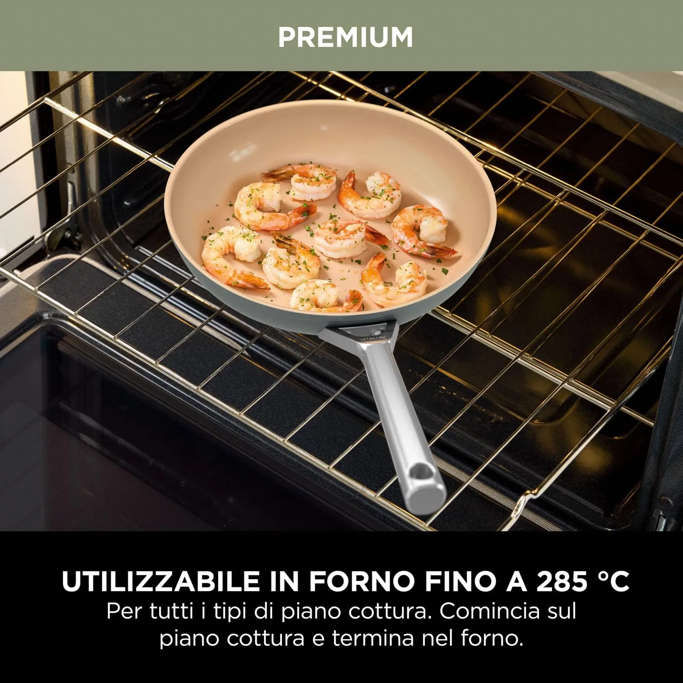 Ninja Extended Life set 5 pentole ceramica