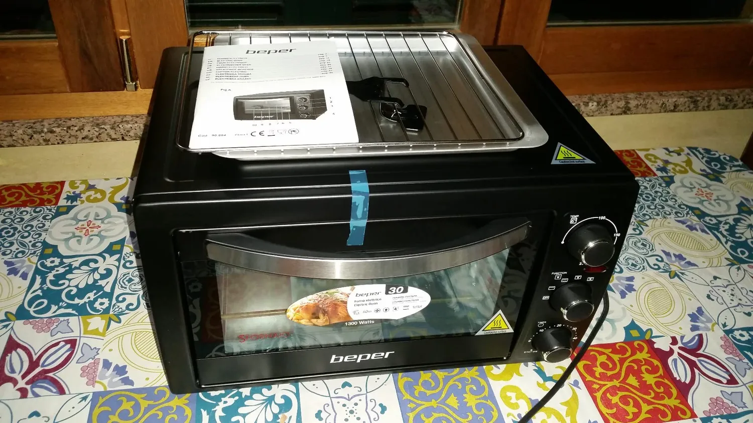 Beper 90.882 fornetto elettrico 12L al quarzo