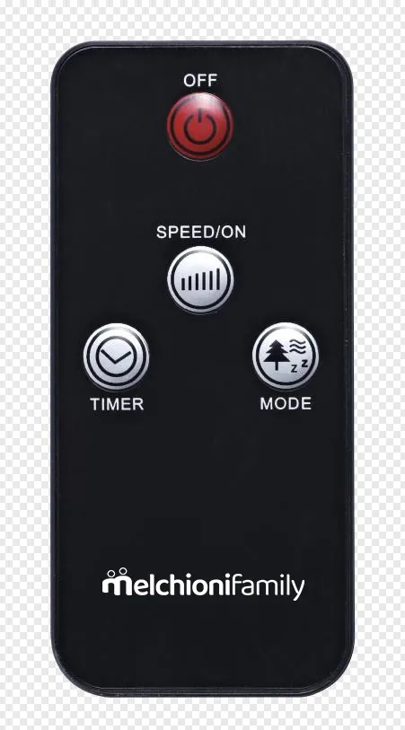Melchioni Family MF 1681BR ventilatore 5 pale telecomando