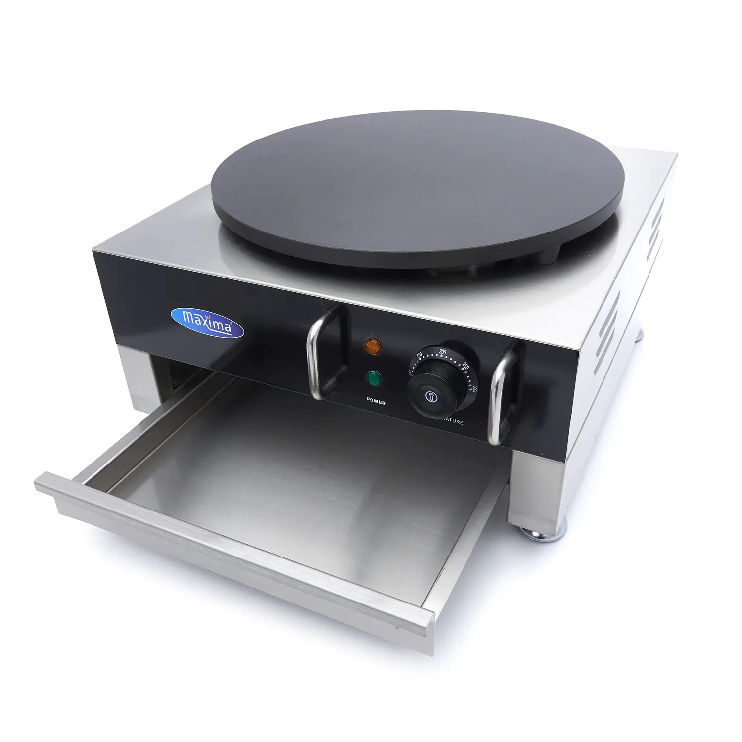 Maxima Crepiera Professionale 40 cm Ghisa Antiaderente 300°C