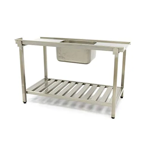 Maxima tavolo entrata lavastoviglie lavello sinistra 1200 inox