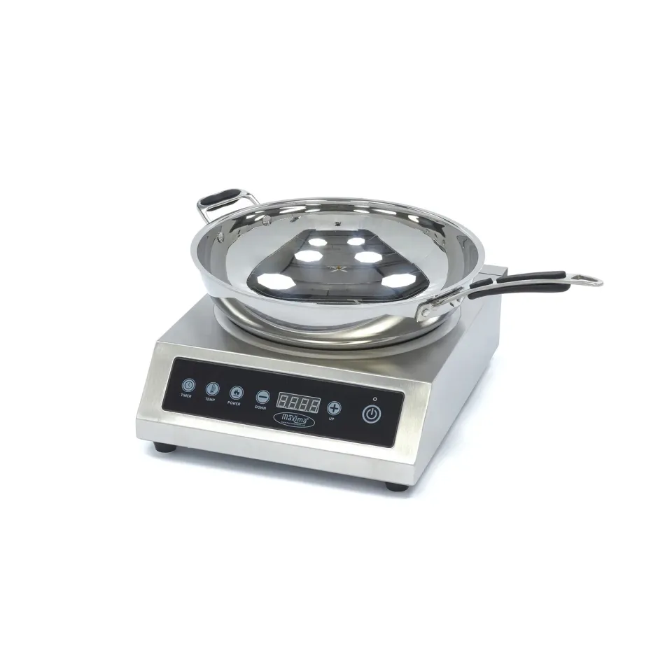Maxima Fornello a Induzione Wok 3500W 60-240°C