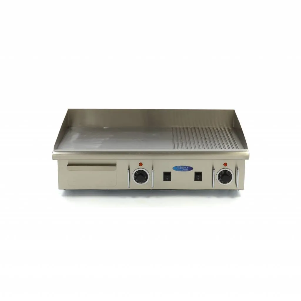 Maxima MGRILL BIG piastra grill 1/2 liscia 1/2 rigata
