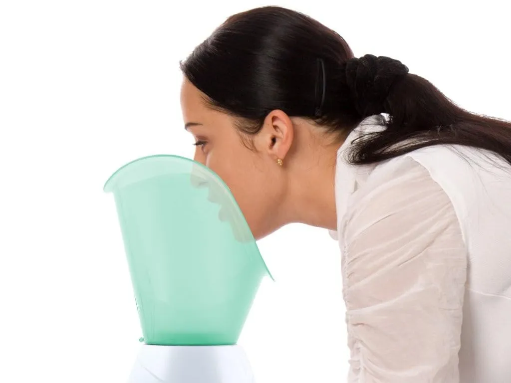 Beper 40.967N sauna viso vaporizzatore bianco verde