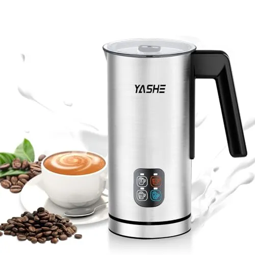 YASHE montalatte elettrico 240ml 4-in-1 caldo freddo