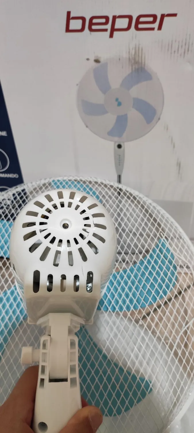 Beper ventilatore a piantana bianco 40 cm telecomando timer