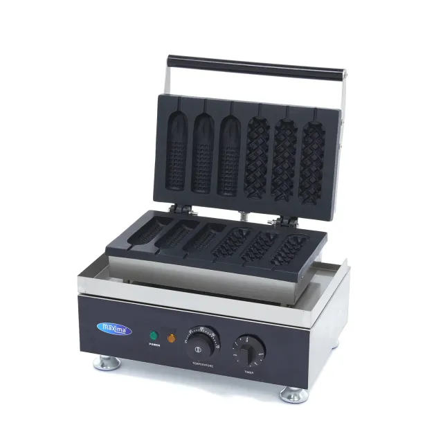 Maxima Corndog 6 Pezzi Piastra Waffle 2 Motivi