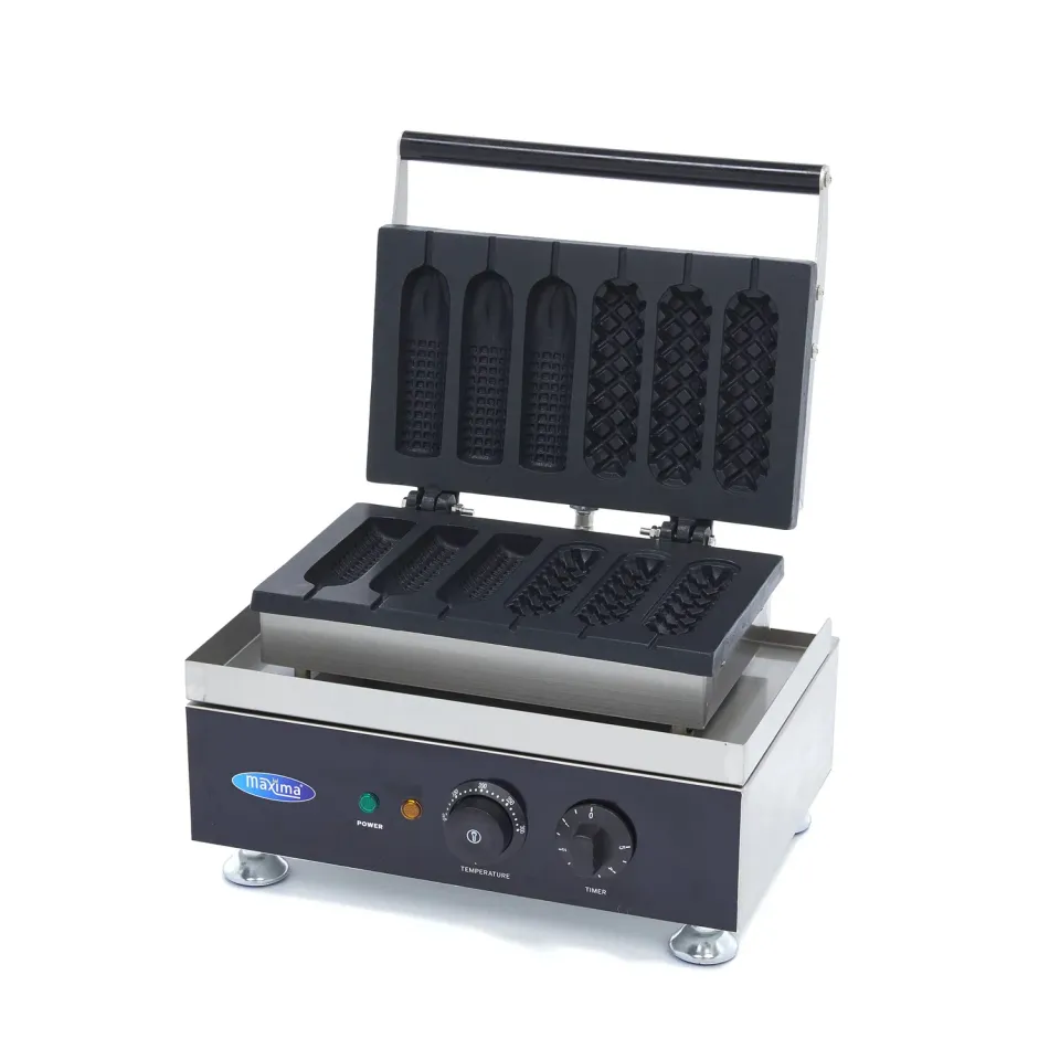 Maxima Corndog 6 Pezzi Piastra Waffle 2 Motivi