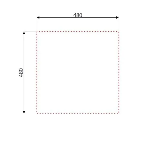 Samet N24435AS lavello incasso 50x50 monovasca inox