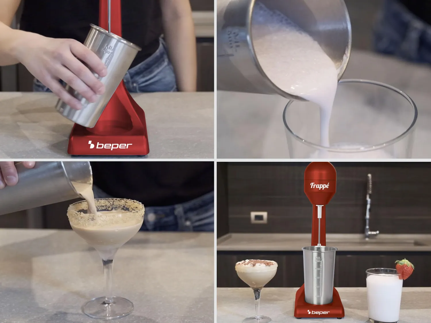 Beper BP.690 frullino frappè 0,5L 2 velocità