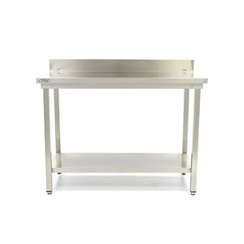 Pizza Maxima tavolo acciaio inox 160x70 schienale regolabile