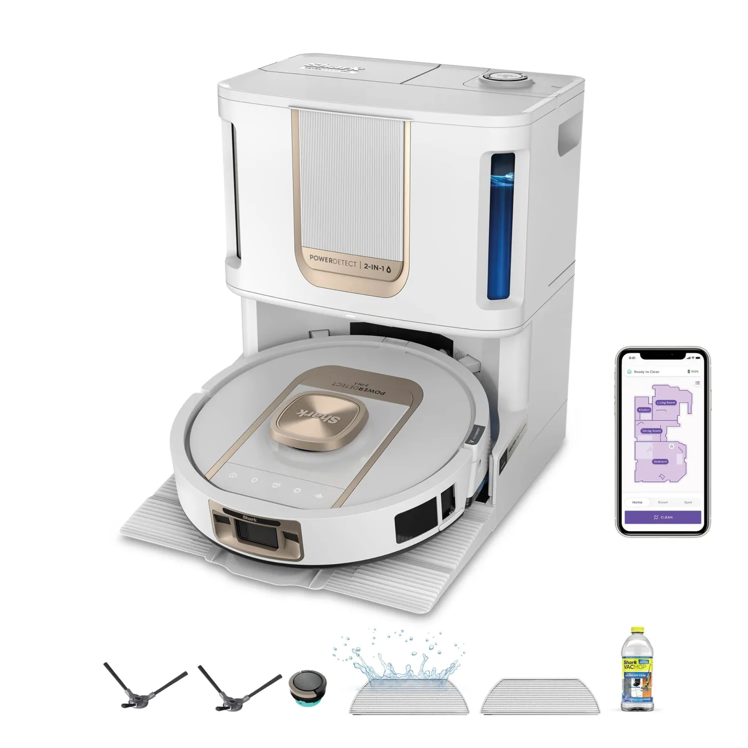 Shark PowerDetect ThermaCharged robot aspirapolvere essenziale