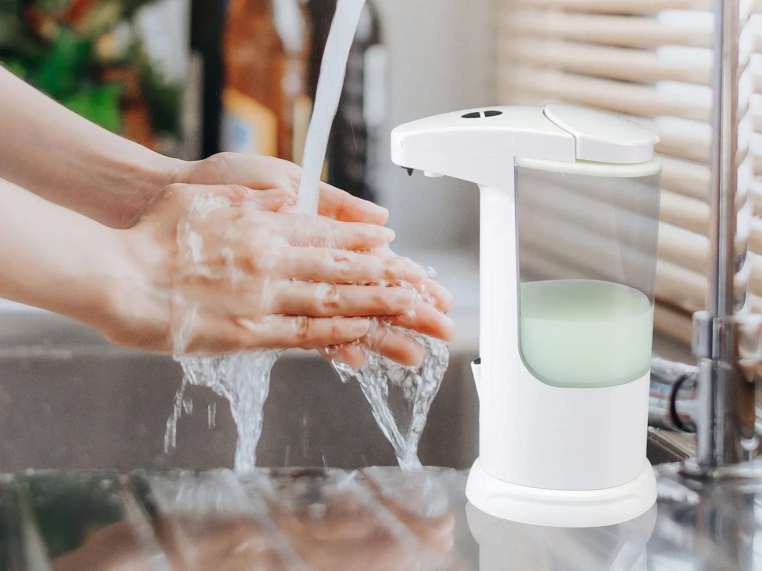 Beper P201UTP004 dispenser sapone automatico 370 ml
