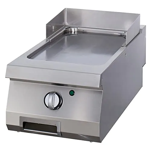 Maxima Premium Piastra Gas Liscia Cromata 40cm 9kW