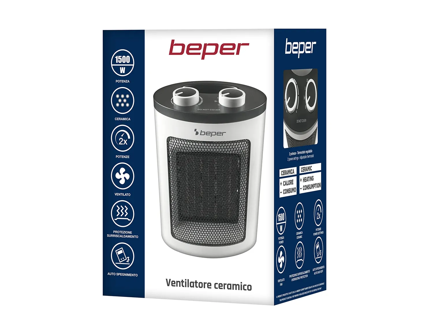 Beper RI.080 Termoventilatore Ceramico basso consumo