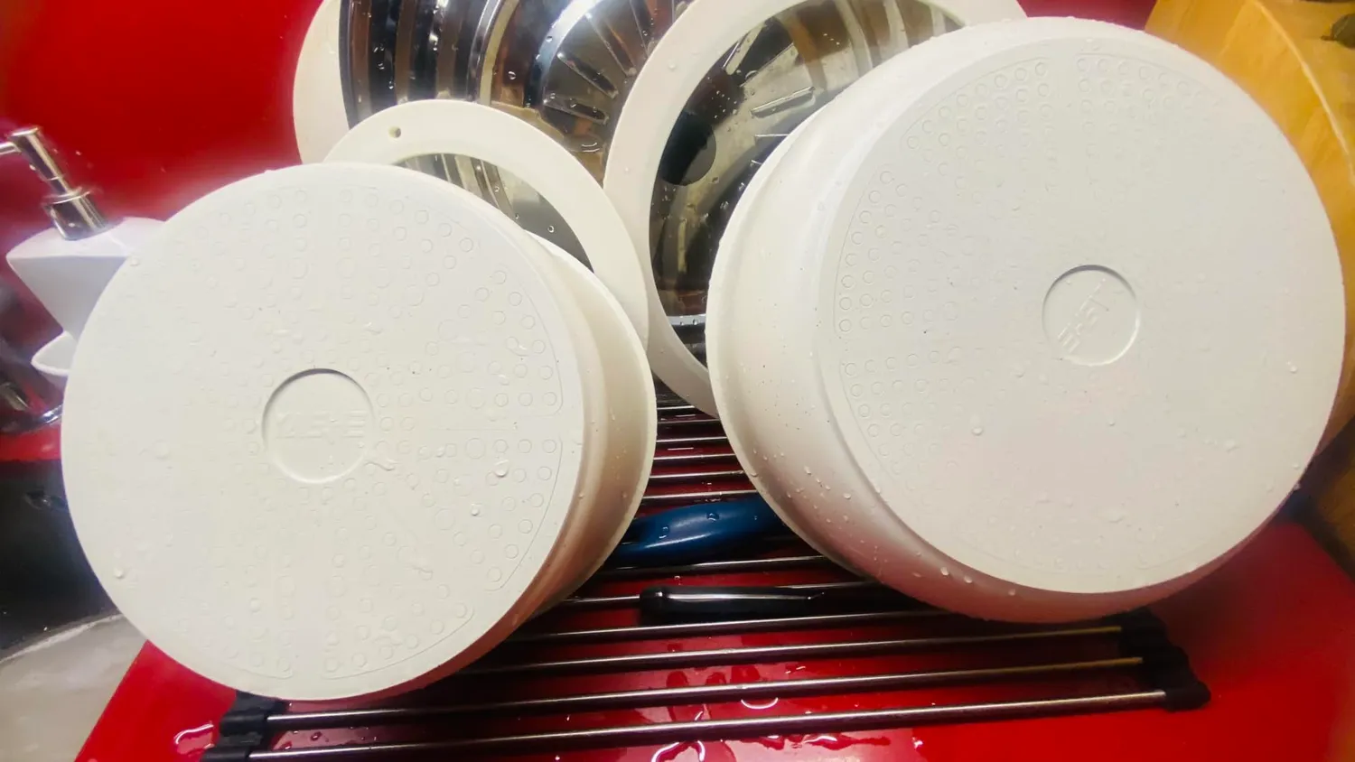 YASHE set pentole induzione 15 pezzi atossico impilabile