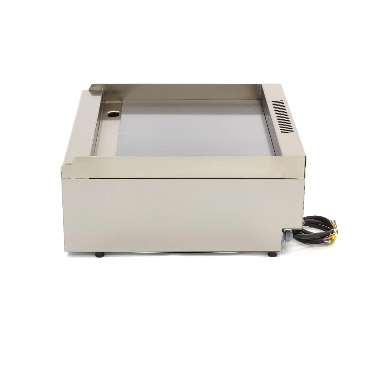 Pizza Maxima Piastra Elettrica Liscia 60x60 4500W Paraspruzzi
