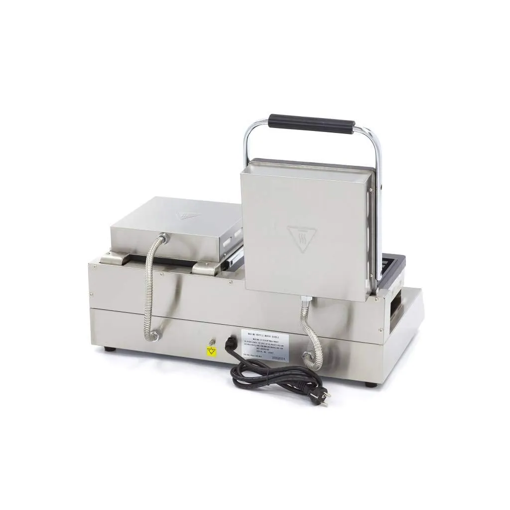 Maxima Gastro piastra waffle classica doppia 3200W antiaderente