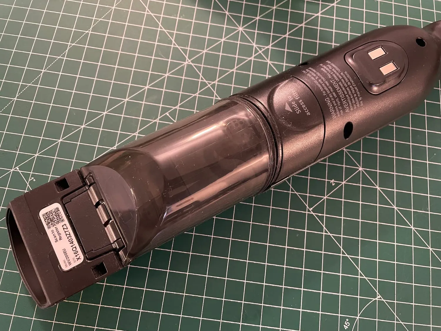 Shark WandVac 1.0 aspirabriciole grigio 8 minuti leggero