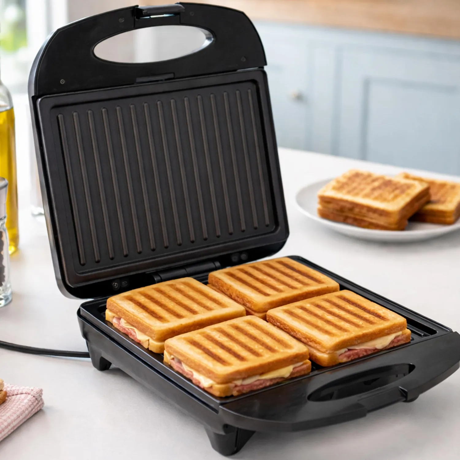 Beper Family Grill P101TOS040 tostiera 4 fette 1400W