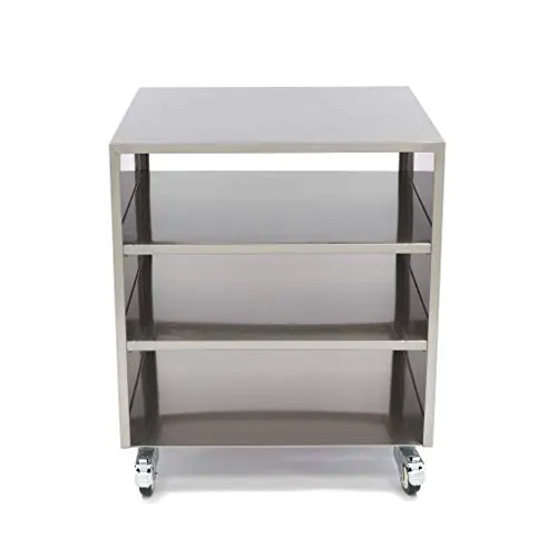Maxima supporto inox su ruote 60x60 120 kg