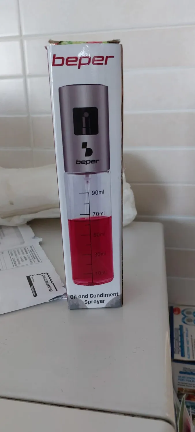 Beper Spruzzino Olio 2in1 Vetro 480 ml Spray Beccuccio