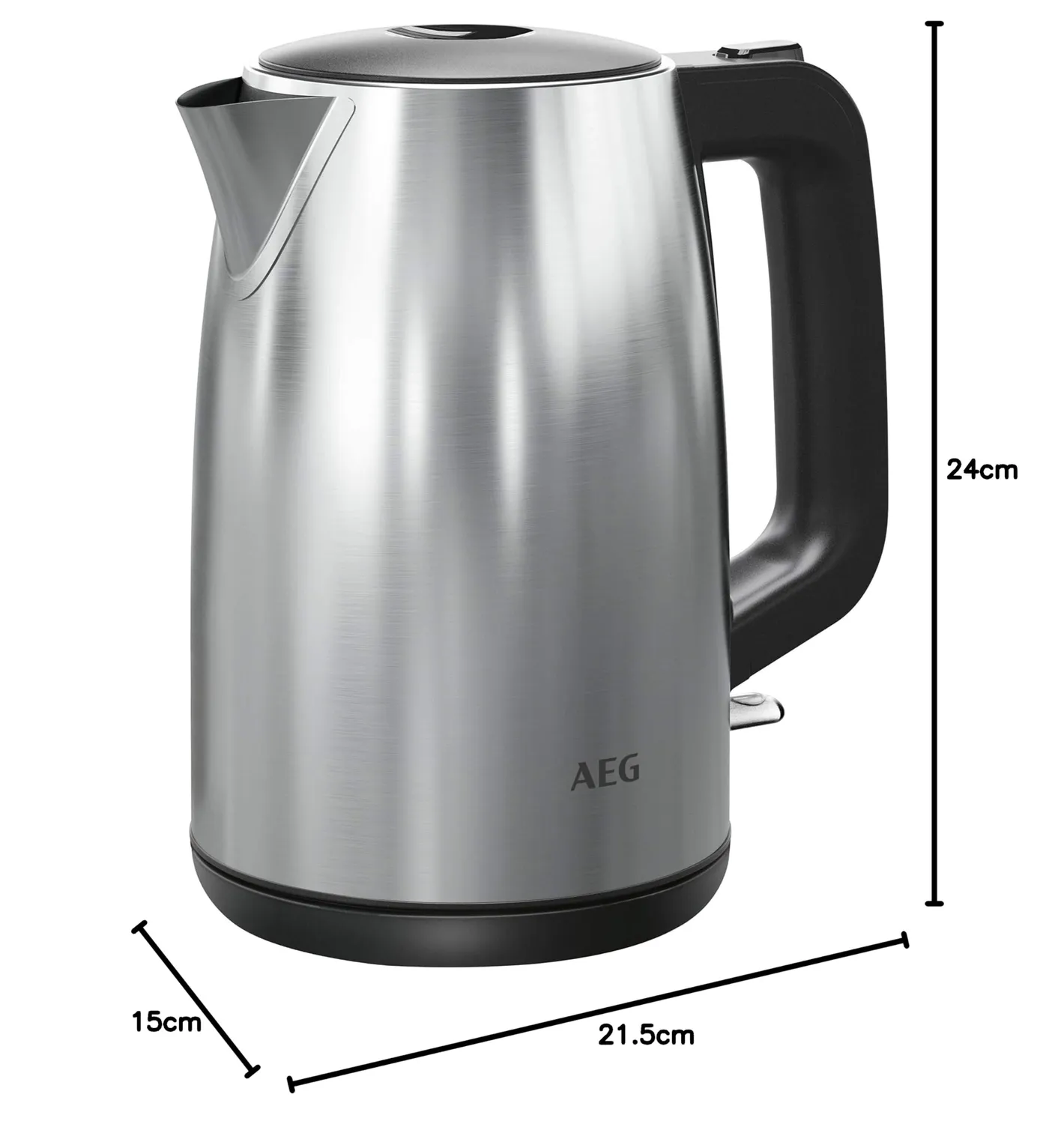 AEG Deli 3 K3-1-3ST Bollitore Acciaio 1,7 L Anticalcare