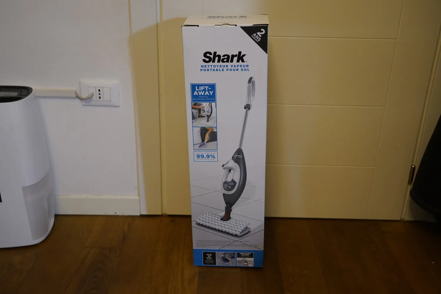Shark S6005EU Scopa a Vapore 3-in-1 Bianca