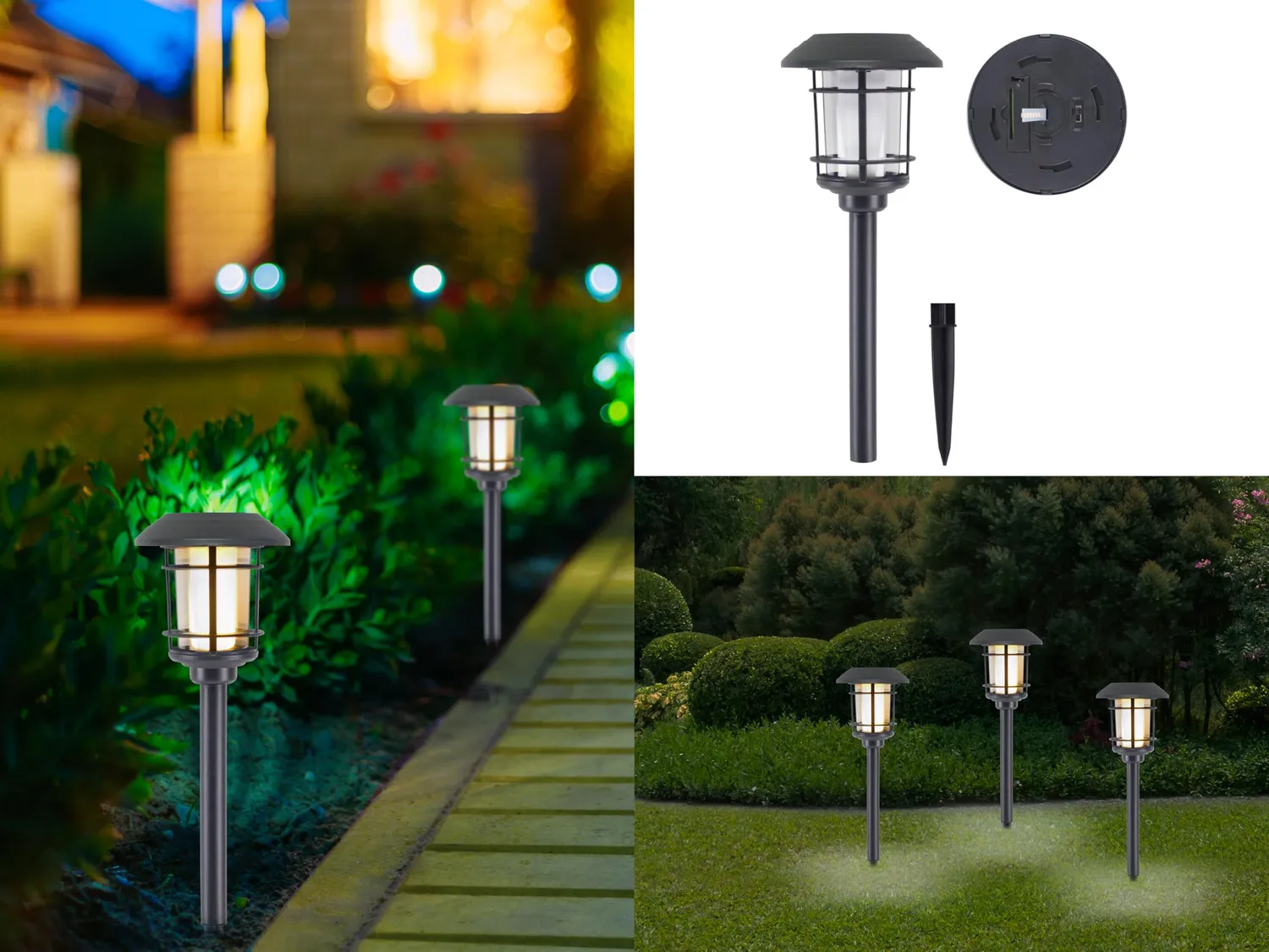 Beper P207ILO100 Lampada Solare Effetto Fiamma 43 cm IP44 Picchetto