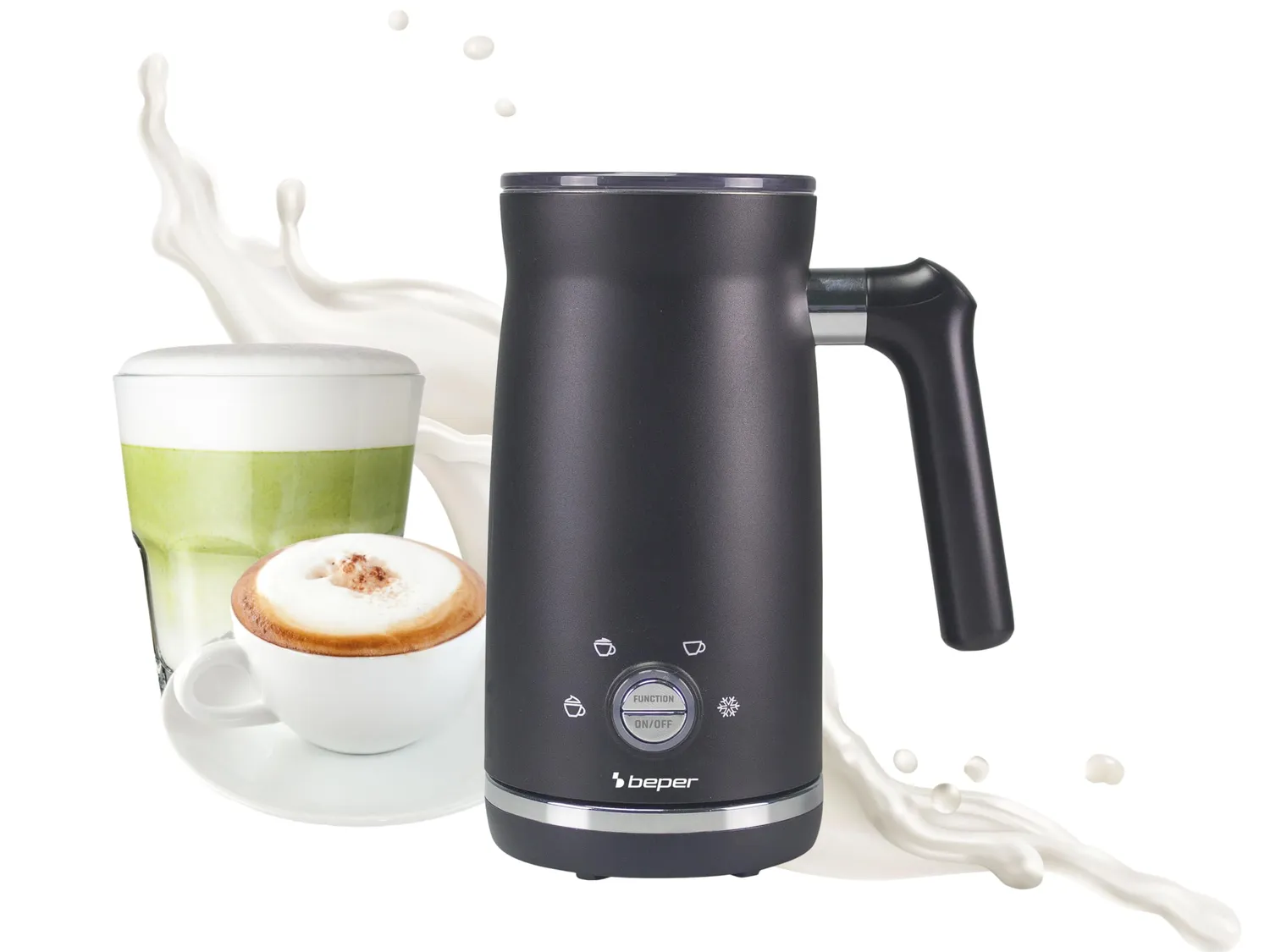 Beper P101CAF001 montalatte automatico 500ml nero