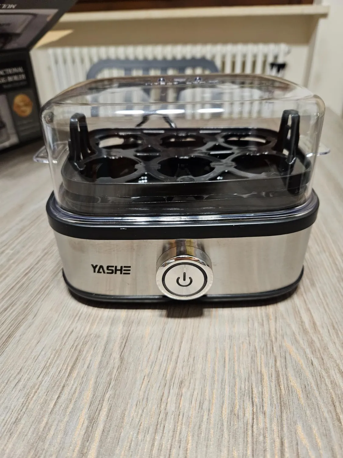 Yashe Cuociuova Elettrico 6 Uova 400W con Accessori