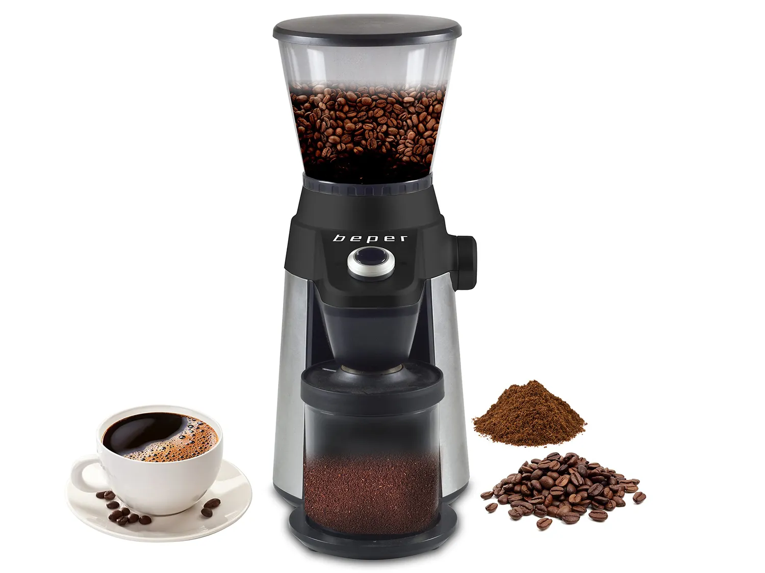 BEPER BP.581 Macinacaffè Elettrico 250W 100 g Spezie