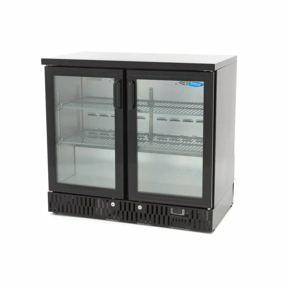 Maxima Frigo Bevande 2 Porte 4 Ripiani con Serratura
