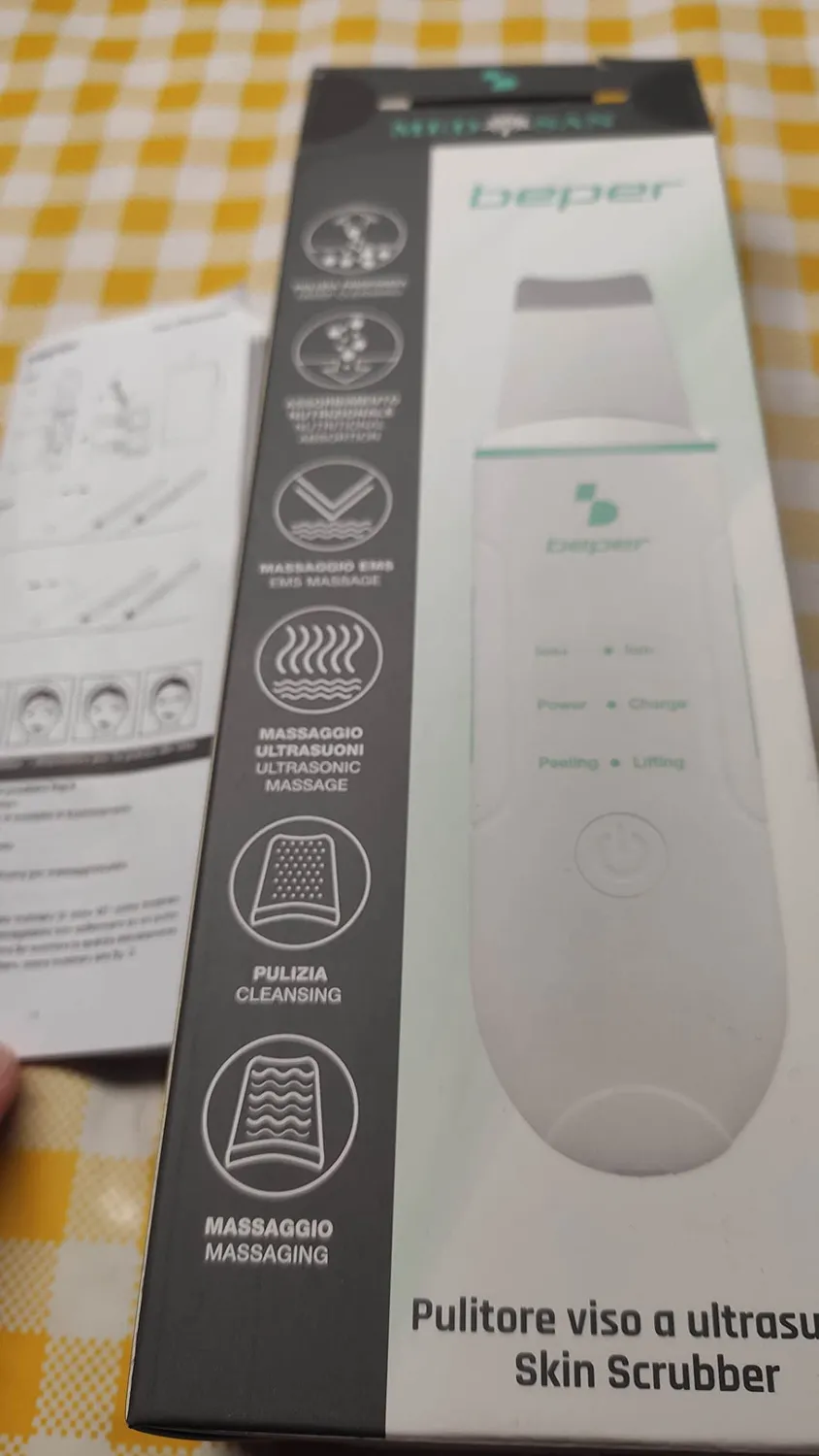 Beper P302VIS003 pulizia viso ultrasuoni 4 funzioni ionico