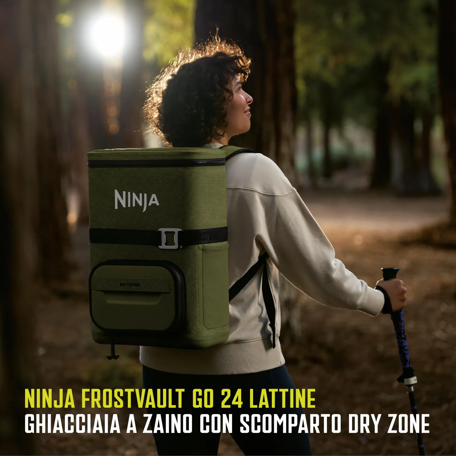 Ninja FrostVault Go Zaino Frigo 17L Verde con Siberina