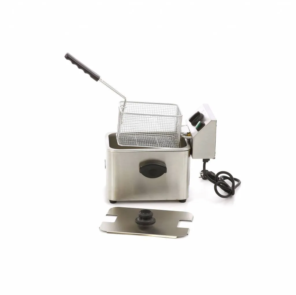 Pizza Maxima Friggitrice Professionale 4 L 2500W Acciaio Inox
