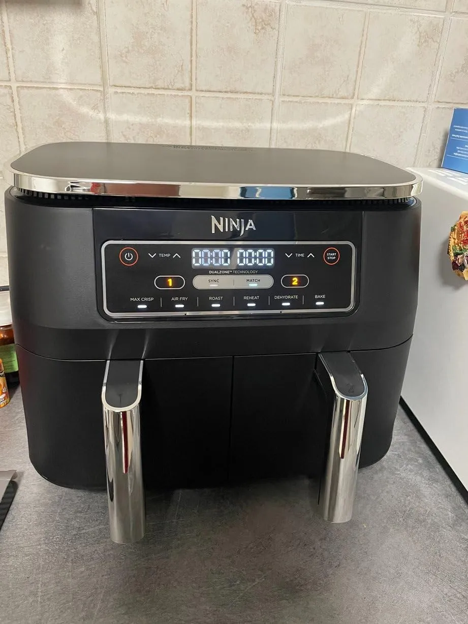 Ninja Foodi Dual Zone Friggitrice Aria 7,6L Nero
