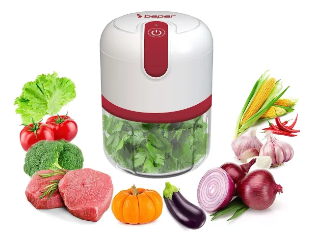 Beper P102ROB050 tritatutto ricaricabile USB 250 ml rosso