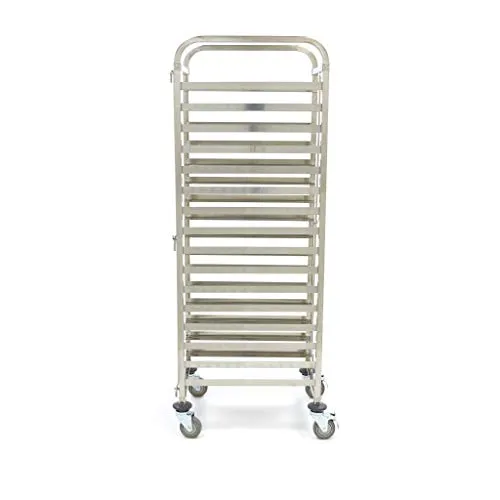 Maxima Carrello portavassoi 16 vassoi 60x40 cm inox