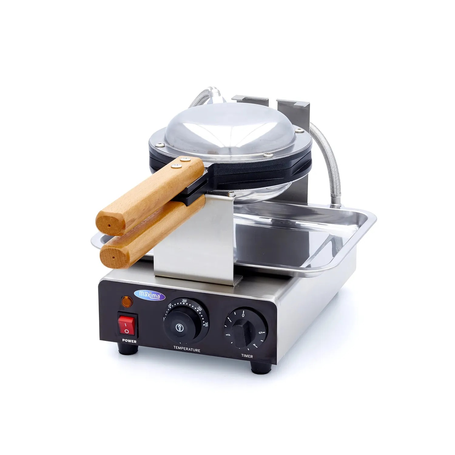 Pizza Maxima Waffle piastra bubble 1 pezzo antiaderente