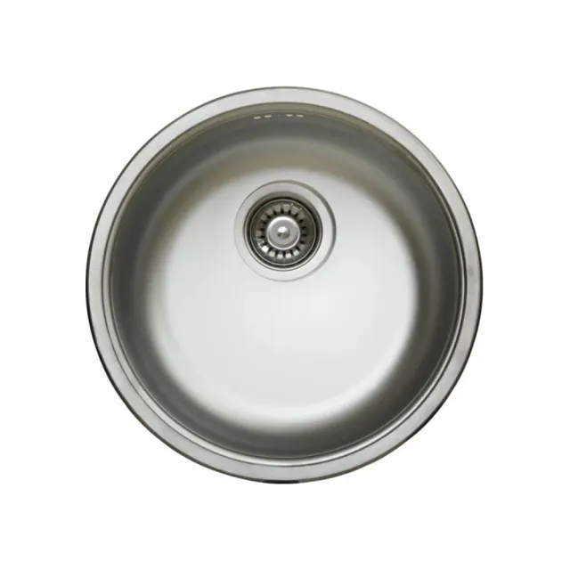 Samet lavello cucina tondo inox 43,5 cm da incasso